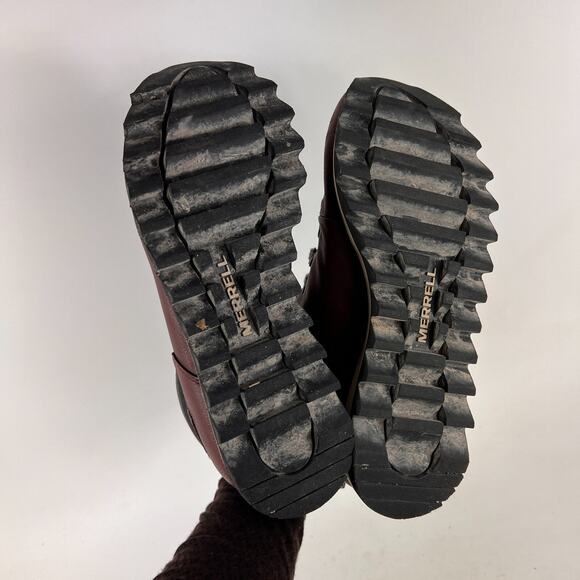 Merrell Alpine Hikers women's size 8.5 brown leather minimalist hiking boots - Picture 8 of 11